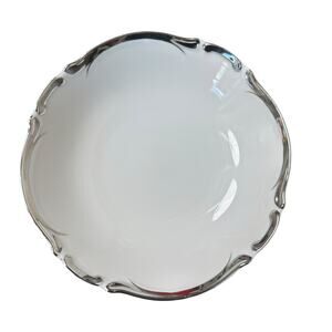 Vintage Harmony House Starlight Fine China Platinum Edges Small Bowls Set Of 2